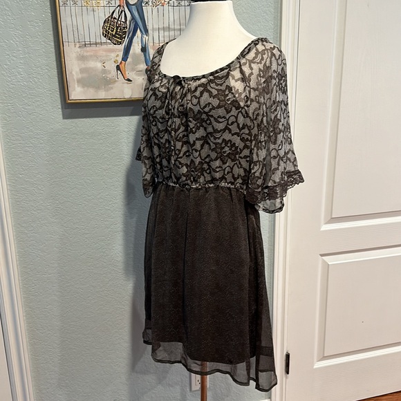 Rock & Roll Cowgirl • Brown Honky Tonk Dress • Sz L - Picture 5 of 13